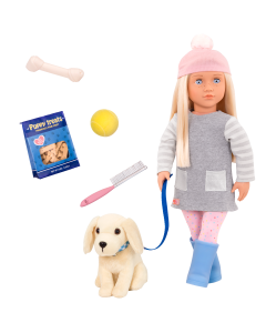 Our Generation Doll - Meagan & Golden Retriever