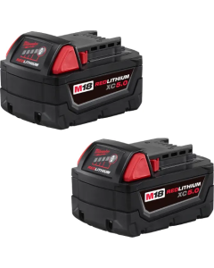 Milwaukee 48-11-1852 M18 REDLITHIUM XC5.0 Extended Capacity Battery Two Pack