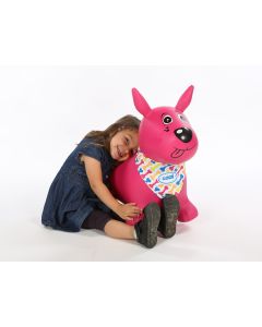 LUDI Pink Bouncing Dog
