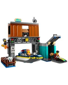 LEGO CITY Police Speedboat And Crooks' Hideout 311 Pieces 60417