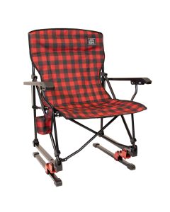 Kuma Spring Bear Chair Quad Fold Red/Black