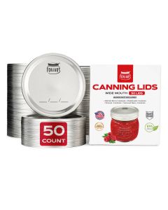 ForJars Wide Mouth Canning Lids 50 Pack