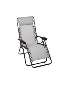 INSTYLE Outdoor Textilene Zero Gravity Camping Chair - Grey