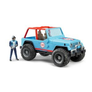 Bruder 02541 Jeep Cross Country Racer Blue with Driver