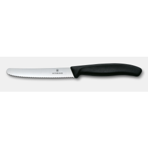 Victorinox Swiss Classic Tomato And Table Knife 11cm Blade - Black