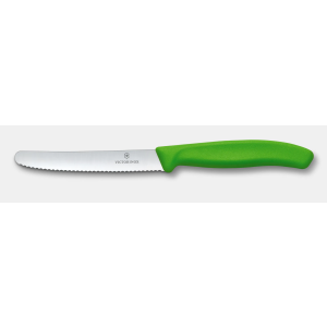 Victorinox Swiss Classic Tomato And Table Knife 11cm Blade - Green