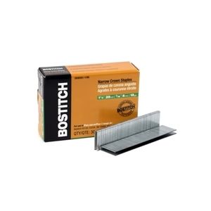 Bostitch 7/32" Crown X 1-1/8" Leg 18 Gauge SX Series Staple 3,000 per pack SX50351-1/8G