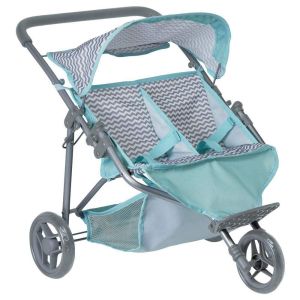 Adora Twin Jogger Baby Doll Stroller - Zig Zag 218608