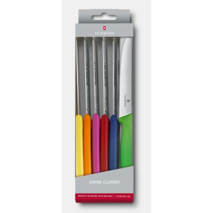 Victorinox Swiss Classic Tomato And Table Knife 11cm Blade Set (6 Pack)
