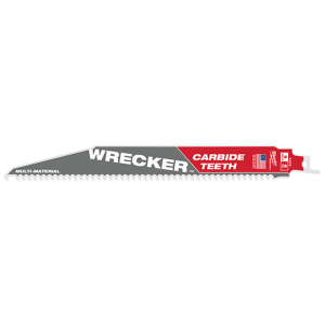 Milwaukee 6" 6-TPI The Wrecker SAWZALL Blade with Carbide Teeth 1-Pack 48-00-5241