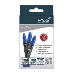 Pica Blue Lumber Crayon (Pack of 12)