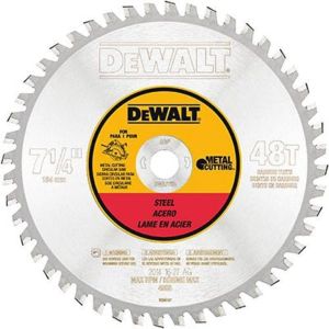 Dewalt 7.25" Heavy Guage Ferrous Metal Cutting Saw Blade DWA7766