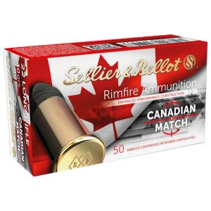Sellier & Bellot 22LR Canadian Match 40GR Case of 50 V355297C