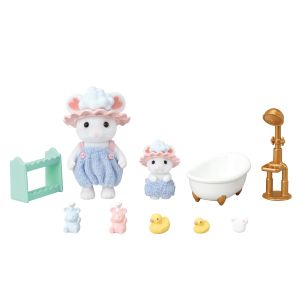 Calico Critters Bath Time Bubble Siblings CC2213