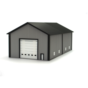 Microville Large Shop Dark Grey LS00225