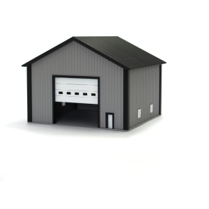 Microville Small Shop Dark Grey SG00225