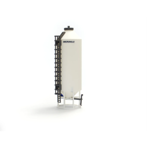 Microville Smooth Wall Hopper Bin Large HB00125