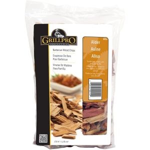 Grillpro Alder Wood Chips for Grilling, Smoking Meat 2lbs