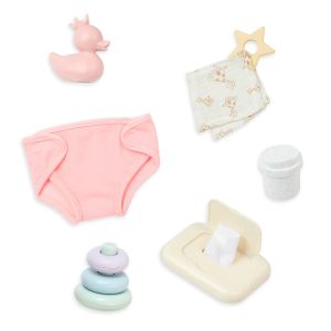 Lullababy Baby Doll Play & Care Set