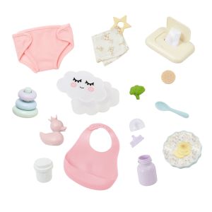 Lullababy Baby Doll Care & Feeding Set