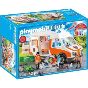 Playmobil Ambulance With Flashing Light 70049
