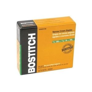 Bostitch 7/32" Crown X 7/8" Leg 18 Gauge SX Series Staple 5,000 per pack SX50357/8G