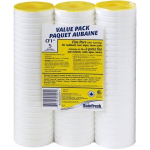 Rainfresh Fine Pore Sediment Filter Cartridge 5 Micron, 3 Pack CF1-9