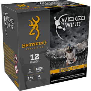 Browning 12GA 3" Wicked Wing #4 Shot B193421234