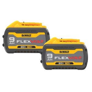 DEWALT FLEXVOLT 20V/60V MAX Batteries, 9.0-Ah, 2-Pack (DCB609-2)