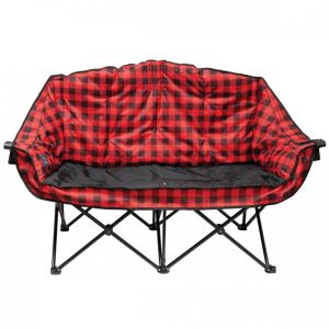 Kuma Bear Buddy / Double Chair - Red/Black