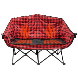 Kuma Bear Buddy Heated Chair - Red/Black
