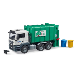Bruder MAN TGS Rear Loading Garbage Truck (Green) 03763