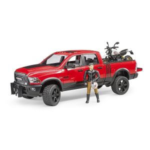 Bruder Toys RAM 2500 Power Wagon w/ Scrambler Ducati Desert Sled 02502