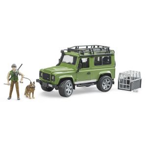 Bruder Land Rover Defender with Forest Ranger and Dog 02587 - 1