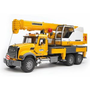 Bruder 02818 MACK Granite Liebherr Crane Truck
