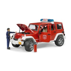 Bruder Jeep Rubicon Fire Rescue With Fireman 02528