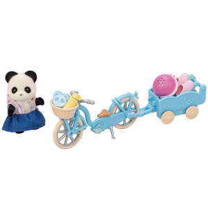 Calico Critters Cycle and Skate Set - Panda Girl - Accessory Set