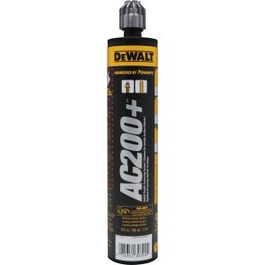 Dewalt 10 oz. AC200+ Acrylic Injection Adhesive Anchoring System, 10 oz. Quick-Shot Cartridge PFC1271050