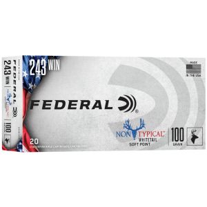 Federal Non-Typical 243 Win 100GR 243DT100