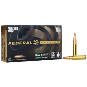 Federal Premium 308 Win Gold Medal Sierra MatchKing 175GR GM308M2