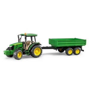 Bruder 09816 John Deere 5115M with Tipping Trailer