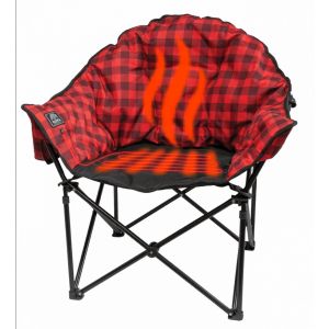 Kuma Lazy Bear Heated Chair - Red Plaid