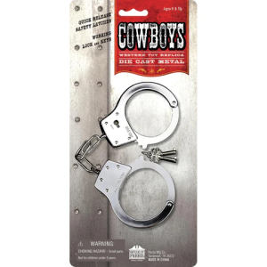 Parris Toys Toy Metal Western Handcuffs 5007