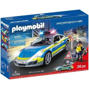 PLAYMOBILE Porsche Model #70066 911 Carrera 4S Police