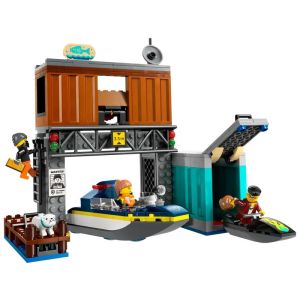 LEGO CITY Police Speedboat And Crooks' Hideout 311 Pieces 60417