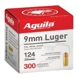 Aguila Ammunition 9mm 124GR FMJ 1E092108