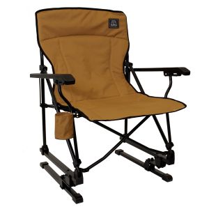 Kuma Spring Bear Chair Quad Fold - Sierra/Black