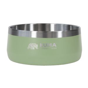 Kuma Stainless Steel Dog Bowl - Sage