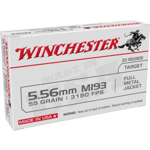 Winchester 5.56mm M193 55GR WM193K