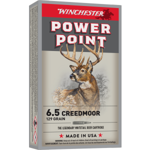 Winchester 6.5 Creedmoor Power Point 129GR X651